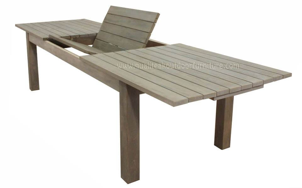 qualiteak Teak Outdoor Extension Table And Chairs