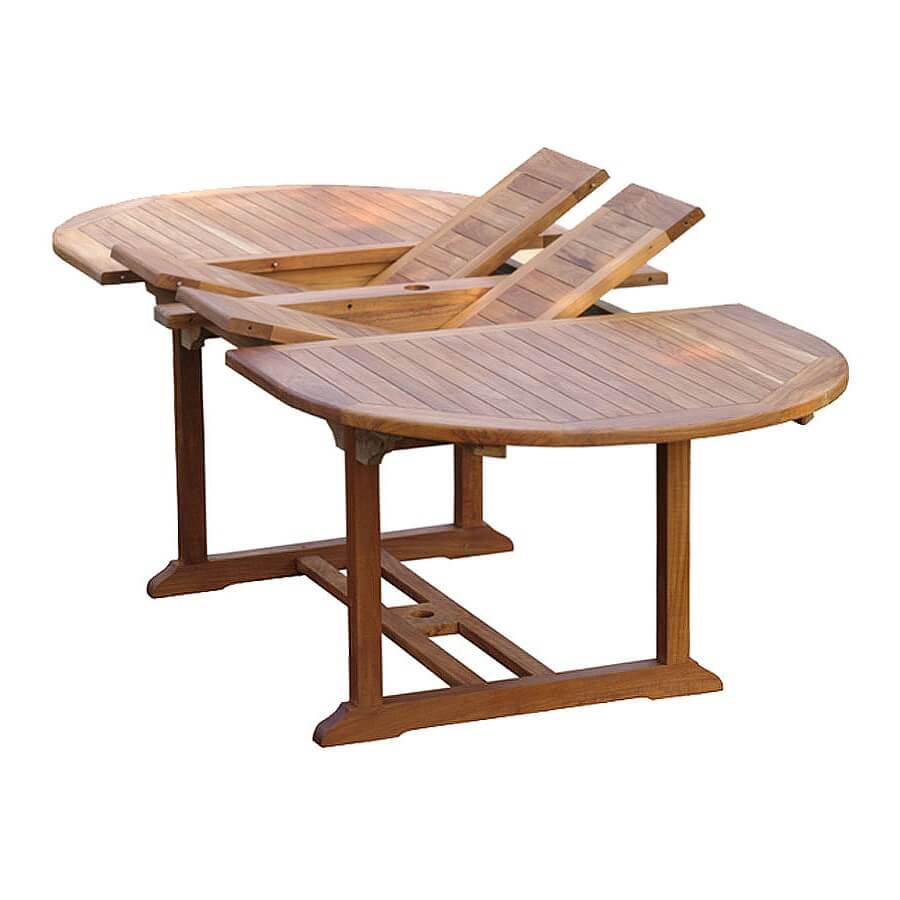 teak extension table