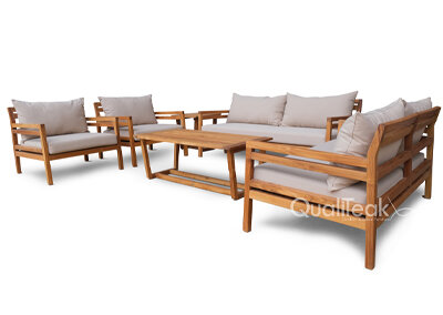 Rio Teak Outdoor Sofa Set